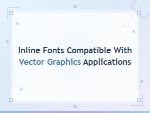 Free Inline Fonts for Vector Graphics Apps